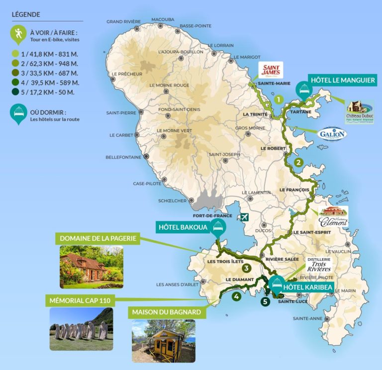 Trip sur mesure en E-bike pour découvrir la Martinique